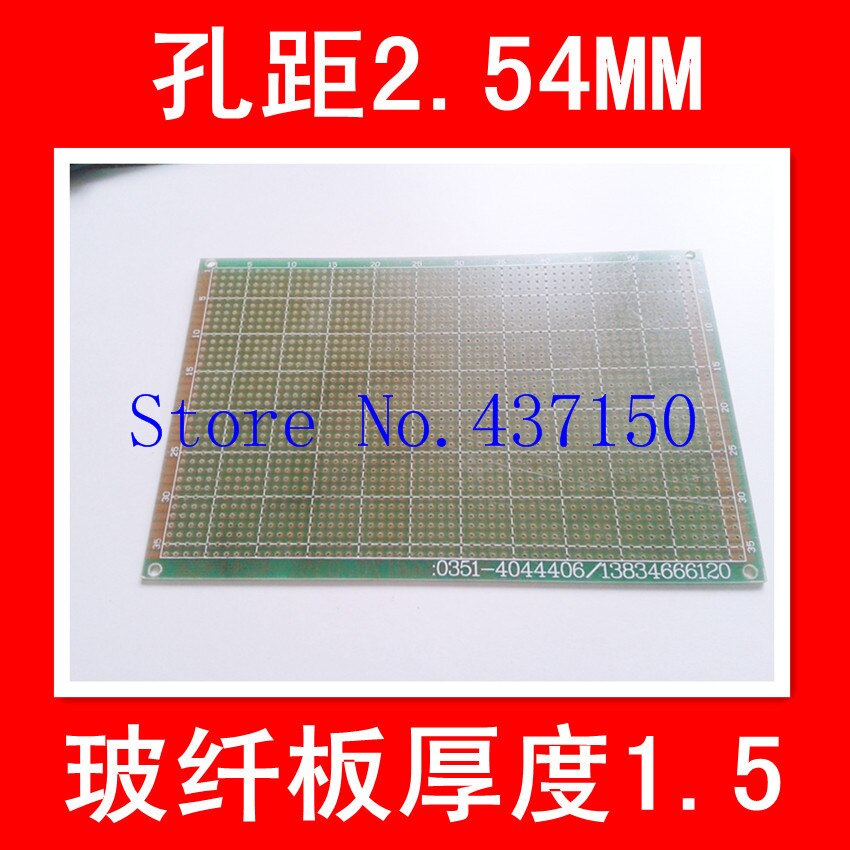 10PCS/Lot ,10 * 15C -sided hole HAL -purpose board / Universal board / Pegboard / breadboard glass thickness 1.5MMFree