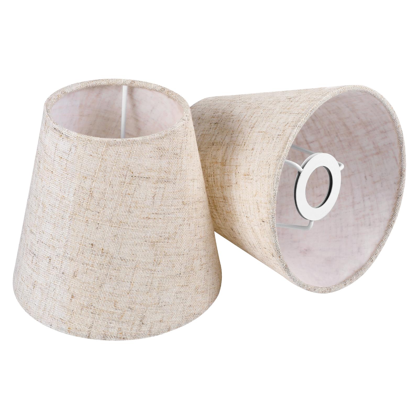 2 stuks stoffen lampenkap vervangend tafelkleed kroonluchter lampenkappen hanglamp cover nachtkastje bureau decoratief