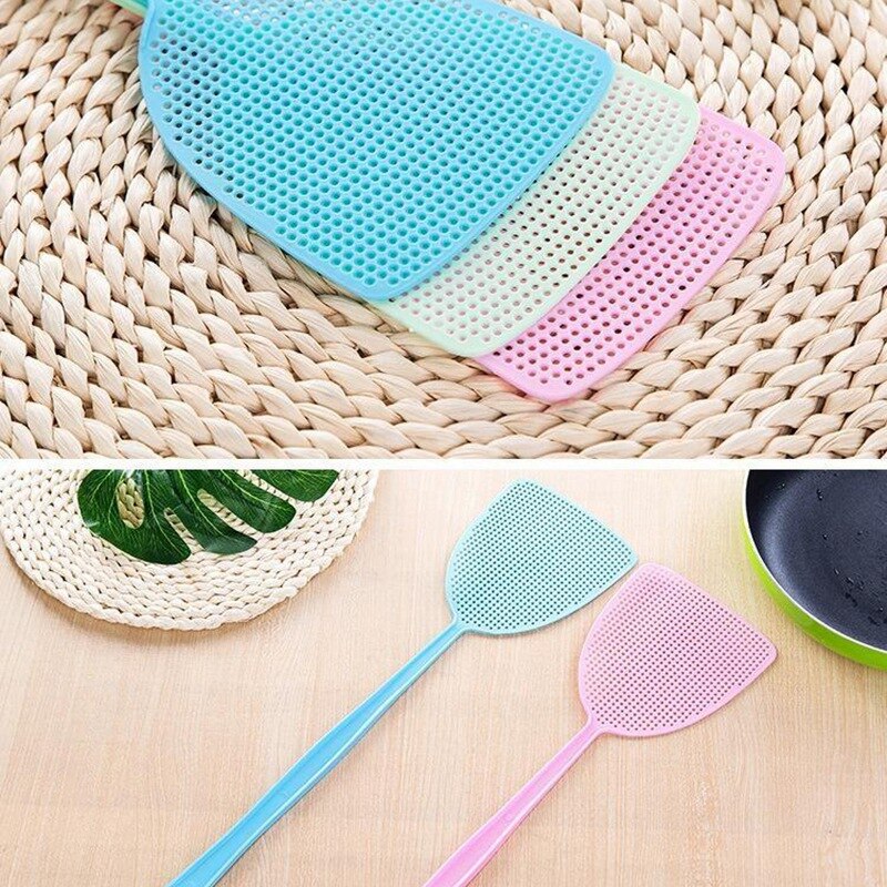 Vliegenmepper, sterke flexibele handmatige mepset ongediertebestrijding, diverse kleuren ( (5- pack) ( (5 kleuren)