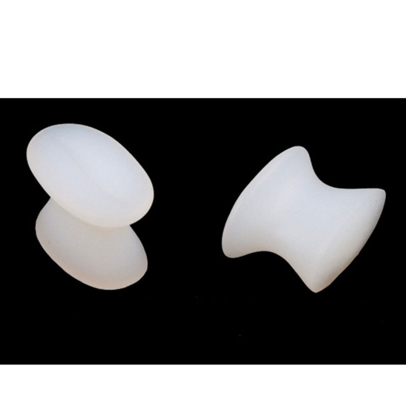 1 paar Silikon Gel Zehe Separator Abstandshalter Ballen Haarglätter Daumen Hallux Valgus Korrektor Orthopädische Schmerzen Linderung Fußpflege Werkzeug
