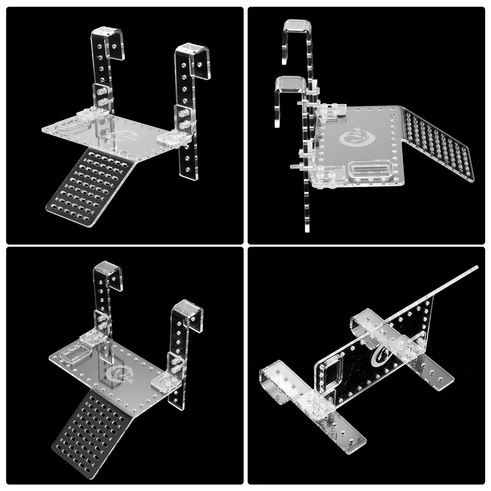 1pc akryl sköldpadda solplattform väggmonterad akvarieterrass vilterrass