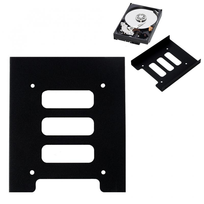 Draagbare 2.5 Inch Ssd Hdd Naar 3.5 Inch Metal Mount Adapter Beugel 8 Schroeven Harde Schijf Bracket Voor Pc Behuizing