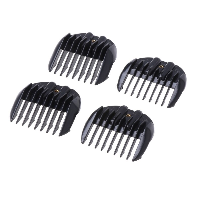 Kemei 1 set(4pcs) Limit Comb Hair Clipper Guide Guard Attachment 4 Sizes Haircutting Replacement