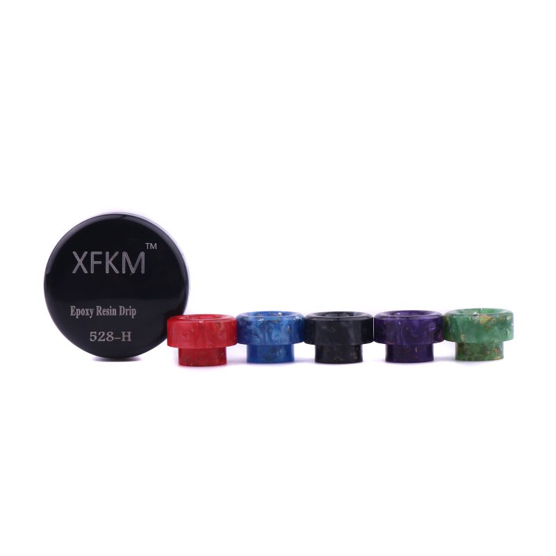 XFKM Epoxyhars 810 drip tips mondstuk voor model V8 V12 Kennedy Verstuiver goon 528 810 draad vaporizer 528-H