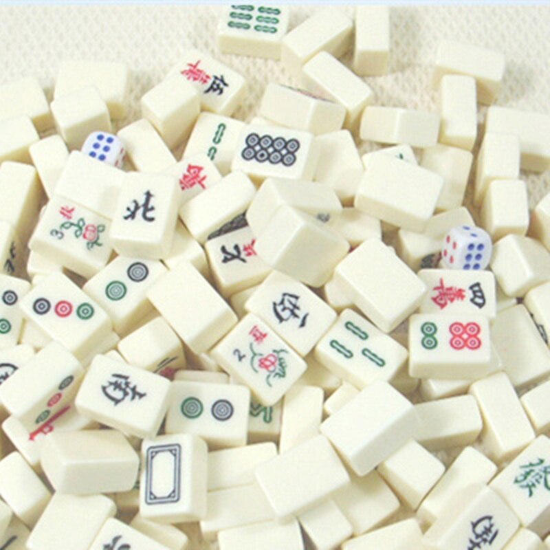 Miniatuur Pocket Draagbare Mini Reizen Mahjong Reizen Entertainment Chinese Mahjong