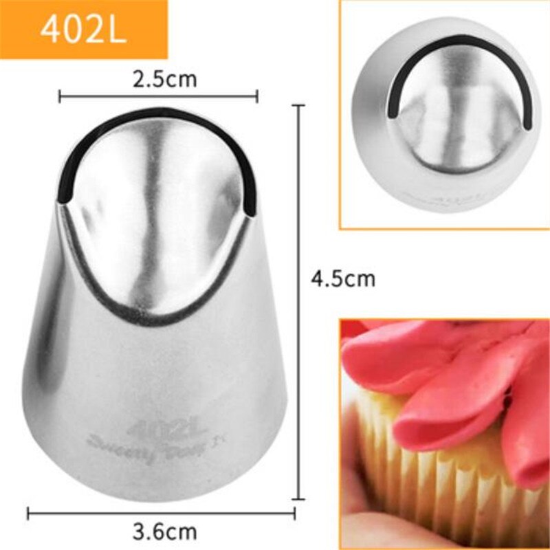 1Pc/3Pcs #79 #402 # 402L Chrysant Nozzles Voor Decorating Cake Tulip Gebak Nozzle Vetplanten icing Piping Tips Bakvormen Pastry