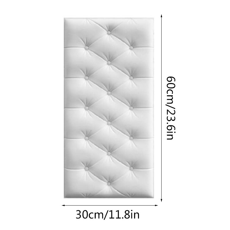 Anti-collision auto-adhésif tatami mur tête de lit doux 3D autocollant mural fond décor enfants chambre crash dos coussin: 1