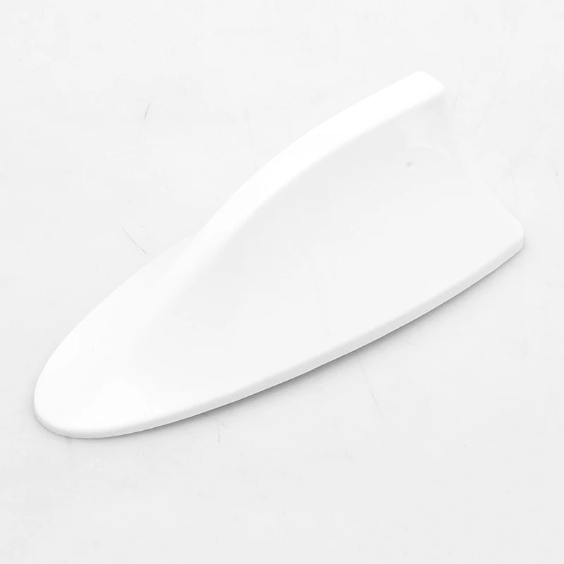 Car Shark Fin Antenna Wireless Aerials Radio FM Signal Receiver Roof Radome Antennas Auto Styling Parts Model for All Car Models: Silver
