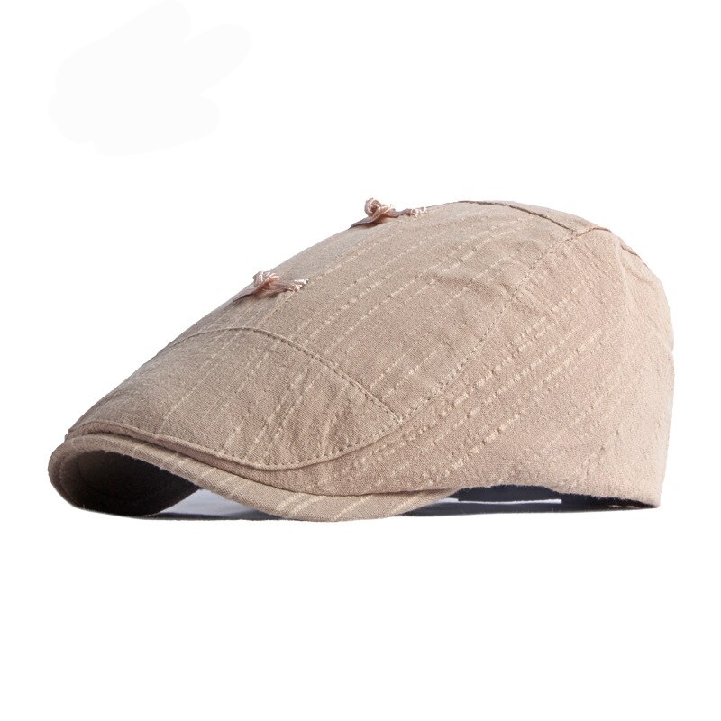 Béret à visière plate pour femmes, casquette de printemps et d&#39;été à la , chapeau d&#39;artiste à visière, casquette de journal de Style National,: Kaki