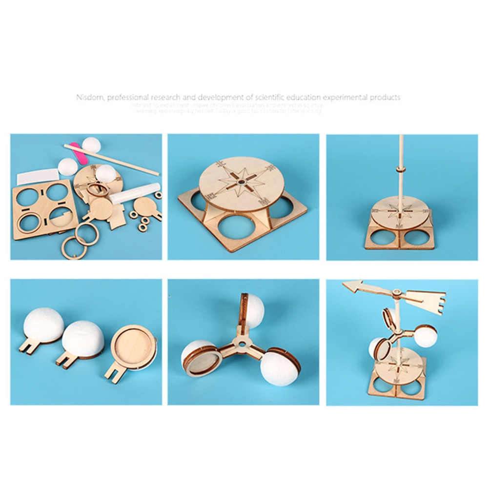 Kids Windvaan Model Bekwame En Prachtige Verschijning Diy Richting Experiment Kit School Student Wetenschappelijke Speelgoed