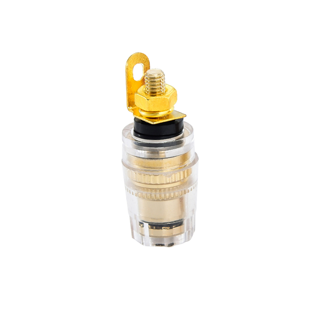 1Stck Lautsprecher Terminal Bindung Post 4mm Bananen Stecker Buchse Niederfrequenz Verstärker Stecker für Lautsprecher ﻿: Schwarz