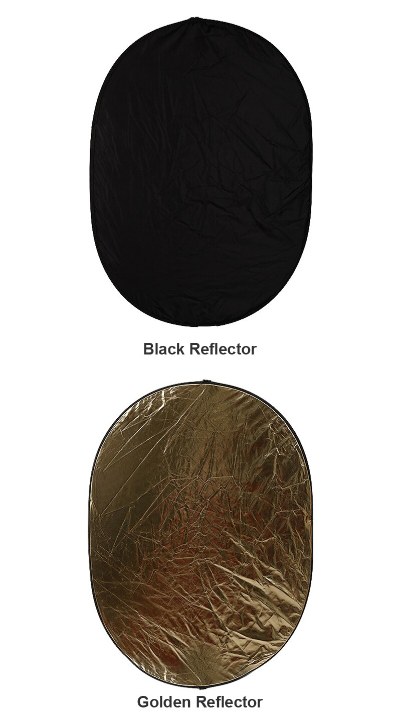 24''x35'' 60x90cm 5 in 1 Multi Disc Photography Studio Photo Oval Collapsible Light Reflector handhold portable photo disc