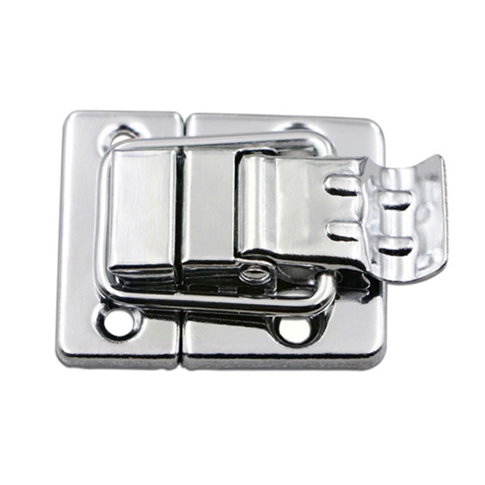 1pc Silver Fastener Toggle Latches Catch Chest Suit Trunk Lock Cosmetic Mini Boxes Box Buckle Buckles W9h1