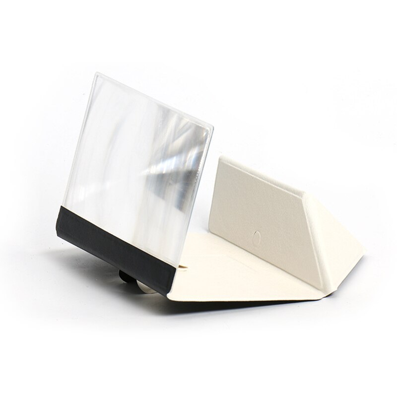 Universal- Vergrößert Bildschirm 3D HD Glas Lupe Klapp Tragbare Halterung ABS Schreibtisch Telefon Bildschirm Stehen Für praktisch: 1