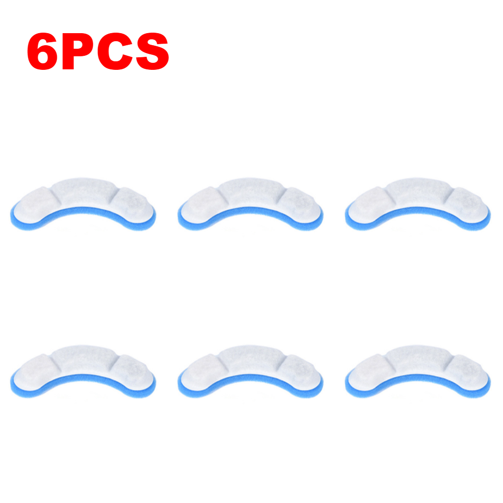 Filtros de fuente de agua para gatos, repuesto de filtro de carbón activado para WF050/WF060, accesorios de bebedero automático para mascotas, 1-20 piezas: Azul