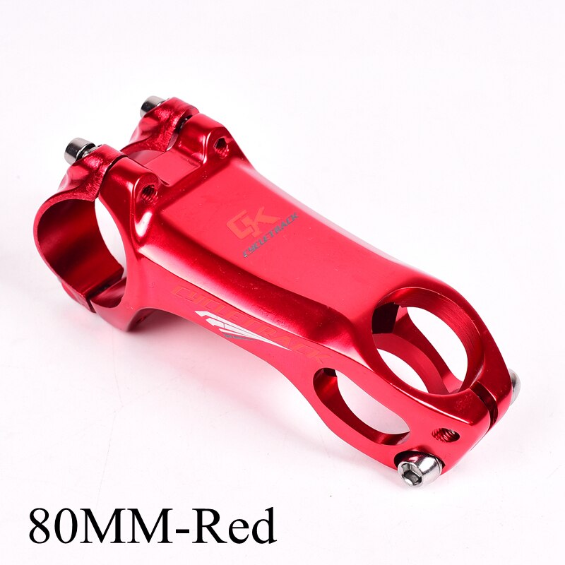 Fiets Stuurpen Stuur Riser Negatieve Hoek Steering Road Mountainbike Accessoires Positieve En Negatieve 17 Graden 60/80Mm 31.8