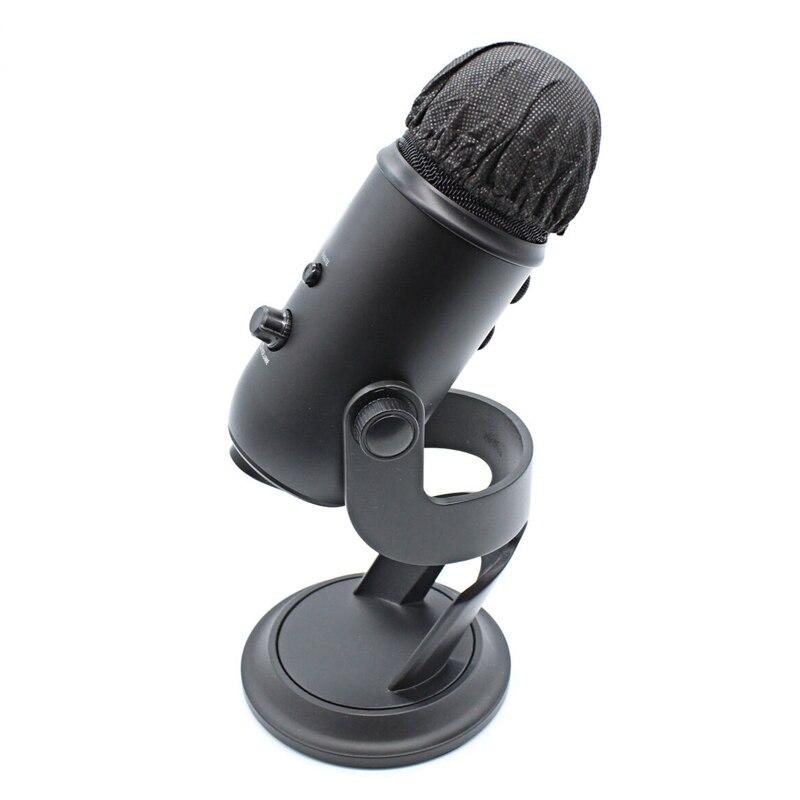 RISE-200 Pcs Black Disposable Microphone Covers Karaoke Anti-Splash Mic Cover Dust-Proof Accessories