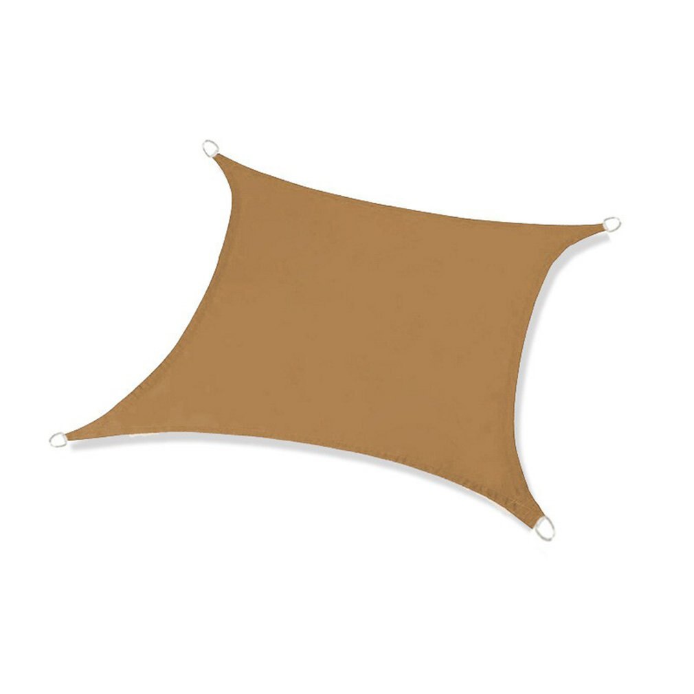 Wasserdichtes sonnensegel, 98% uv-schutz-vordach, dreieckig, rechteckig, 3m*3m/2m*3m stück für garten, rasen, terrasse, 40% stück: 2 x 3m khaki