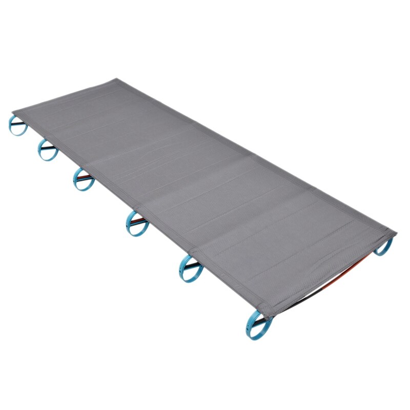 Cama de campamento plegable ultraligera portátil, cama de viaje, tienda para cuna, marco de Metal de aleación de aluminio, Camping al aire libre, senderismo, camas de pesca: Default Title