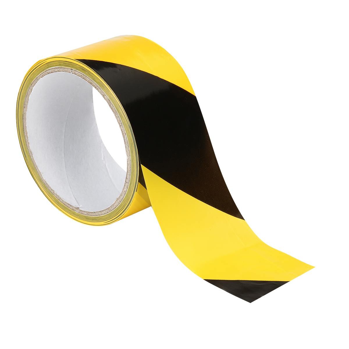 50m x 5cm taśma ostrzegawcza rolka żółta uwaga ostrzeżenie taśma samoprzylepna naklejka na barierę bezpieczeństwa dla wykonawców barykady konserwacja