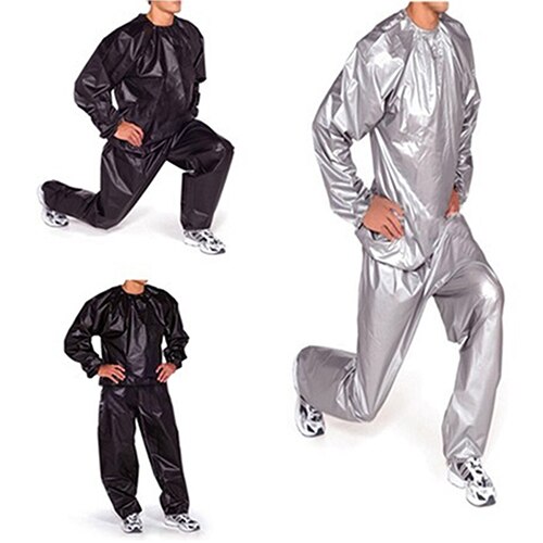 Men Women Fitness Loss Weight Long Sleeve Sweat Sauna Suit Exercise