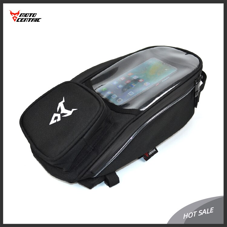 MOTOCENTRIC Motorbike Tank Bag Waterpoof Large Capacity Motorcycle Oil Fuel Pack Riding GPS/Phone Navigation Oil Tank Bag: MC-0109-Grey