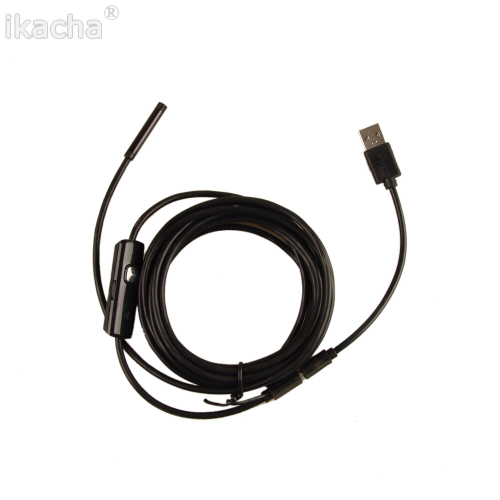 1 M 5.5mm Lens Rigid Kabel USB Inspectie Mini Camera Tube Snake IP67 Waterdichte Endoscoop met LED Borescope Voor Android Telefoon