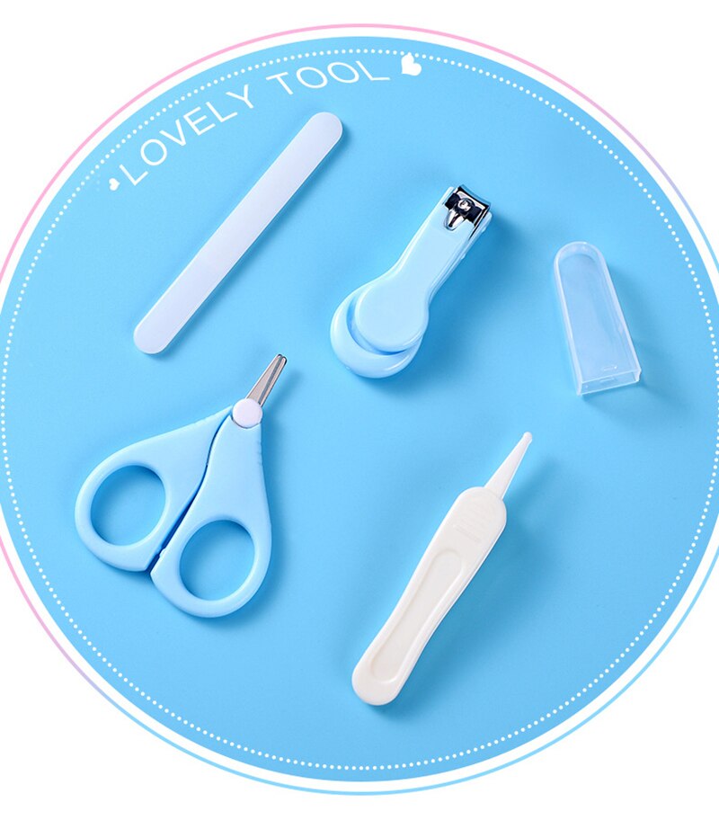 Baby Nail Care Multicolor Baby Nagelknipper Set Van 4 Stuks Baby Veiligheid Nagelknipper Zuigeling Nail Care Combinatie Set voor Baby Cadeau