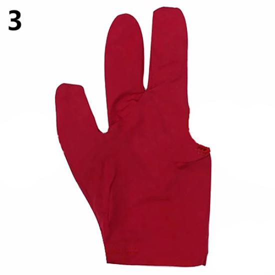 10 pièces gants de Billard à trois doigts gants de Billard à gauche: red