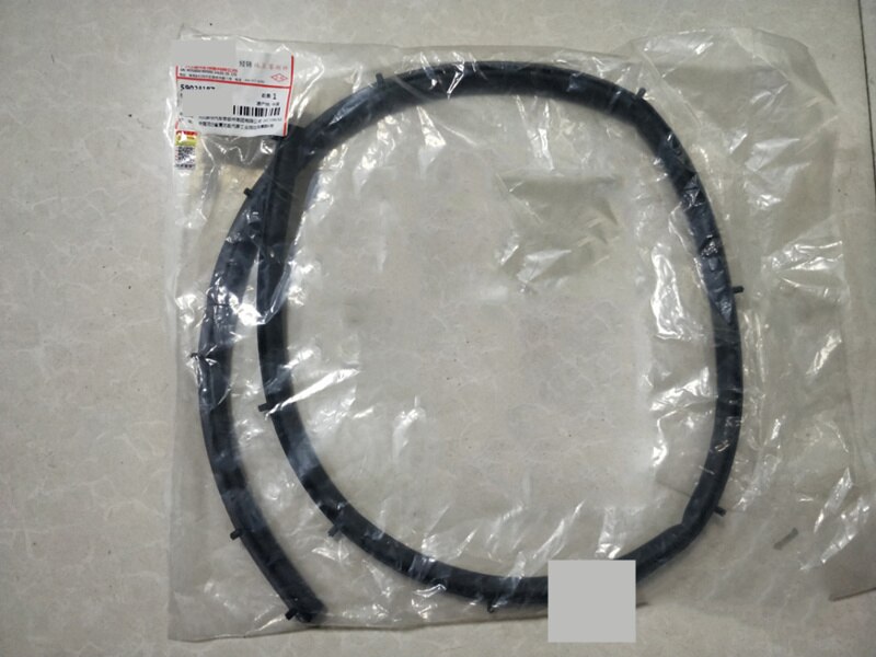 1 Piece Hood Rubber Seal for Pajero Sport 2007 KG5W KH6W Bonnet Rubber Strip for Montero Sport Front Body Sealing Strips