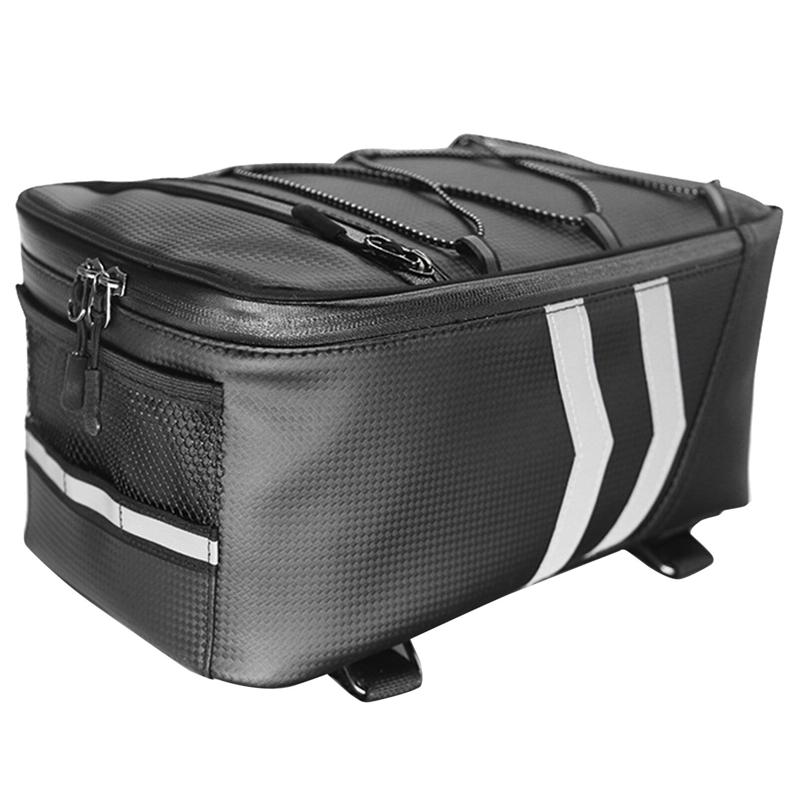 Fietsenrek Bagagedrager Bag Waterdichte Motorcycle Tail Tool Tas Grote Capaciteit Fiets Achter Bag Pu 8L/9L Opslag pakket Gereedschapstas