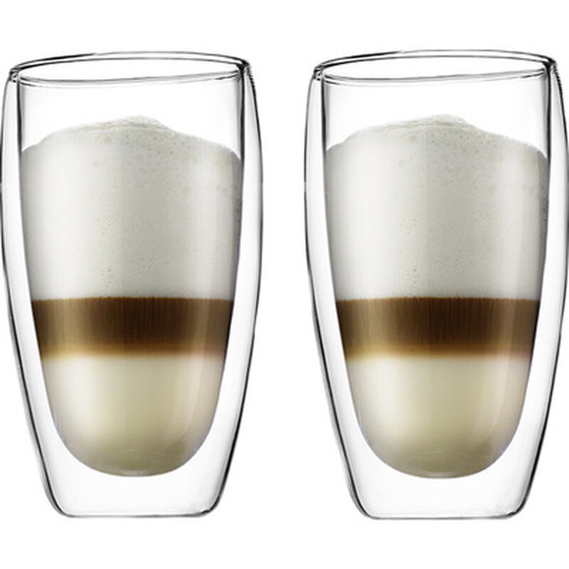 Double Wall Glass Cup Coffee Cups Glass Tea Transparent Cups Tea Cup Set Glass Coffee Cup Set 1pc/2pc/4pc/6pc