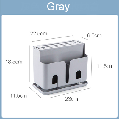 Porta coltelli da cucina porta bacchette porta riso Scoop Block Stand cucchiaio portaoggetti cucina utensili da cucina organizzatore: Grey
