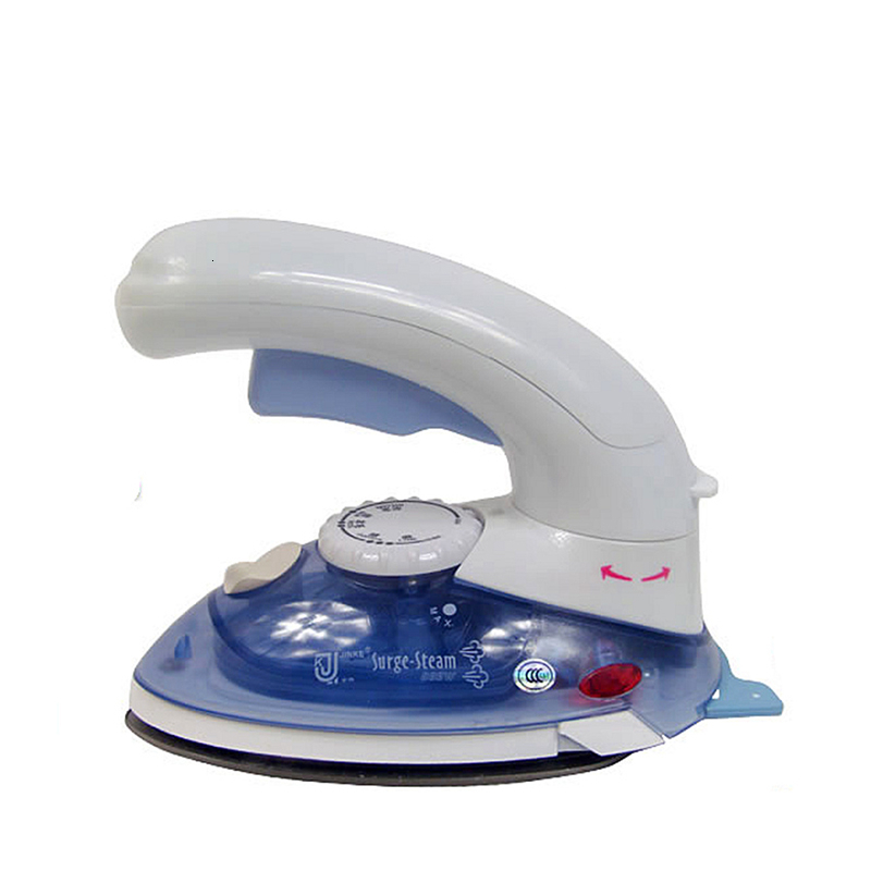 Wielofunkcyjne Handheld mini elektryczne żelazko parowe z wzrost parowy domu podróży tkaniny parowiec 180 stopni uchwyt parownica robić odzieży: Niebieski