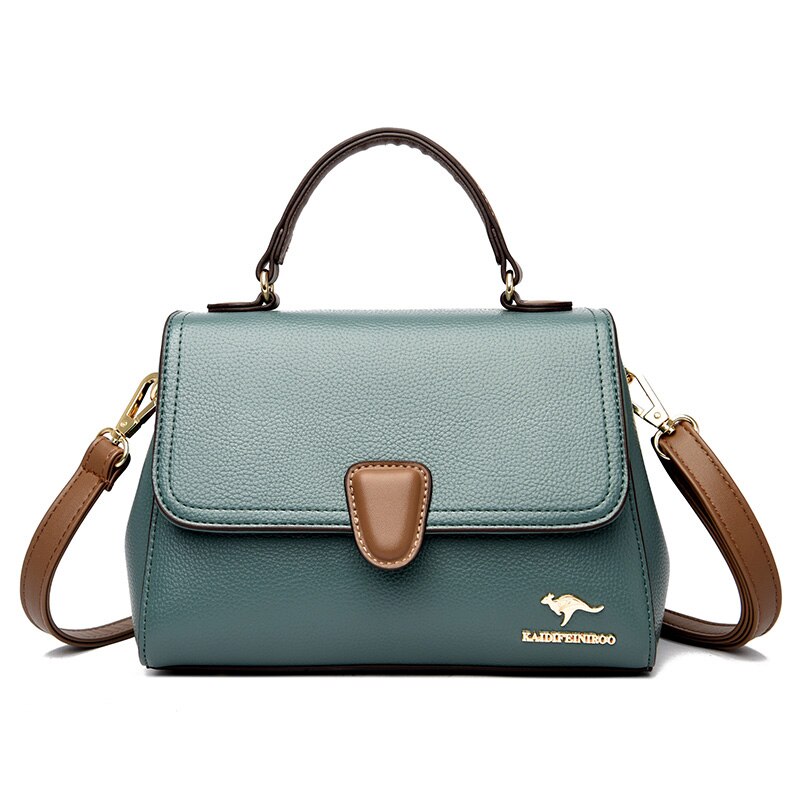 HEIßE Kunst Und Weise Kleine Crossbody-tasche Taschen Frauen Mini matt Leder Schulter Bote Kupplung Bolsas Damen praktisch tasche Geldbörse Handtasche: Grün