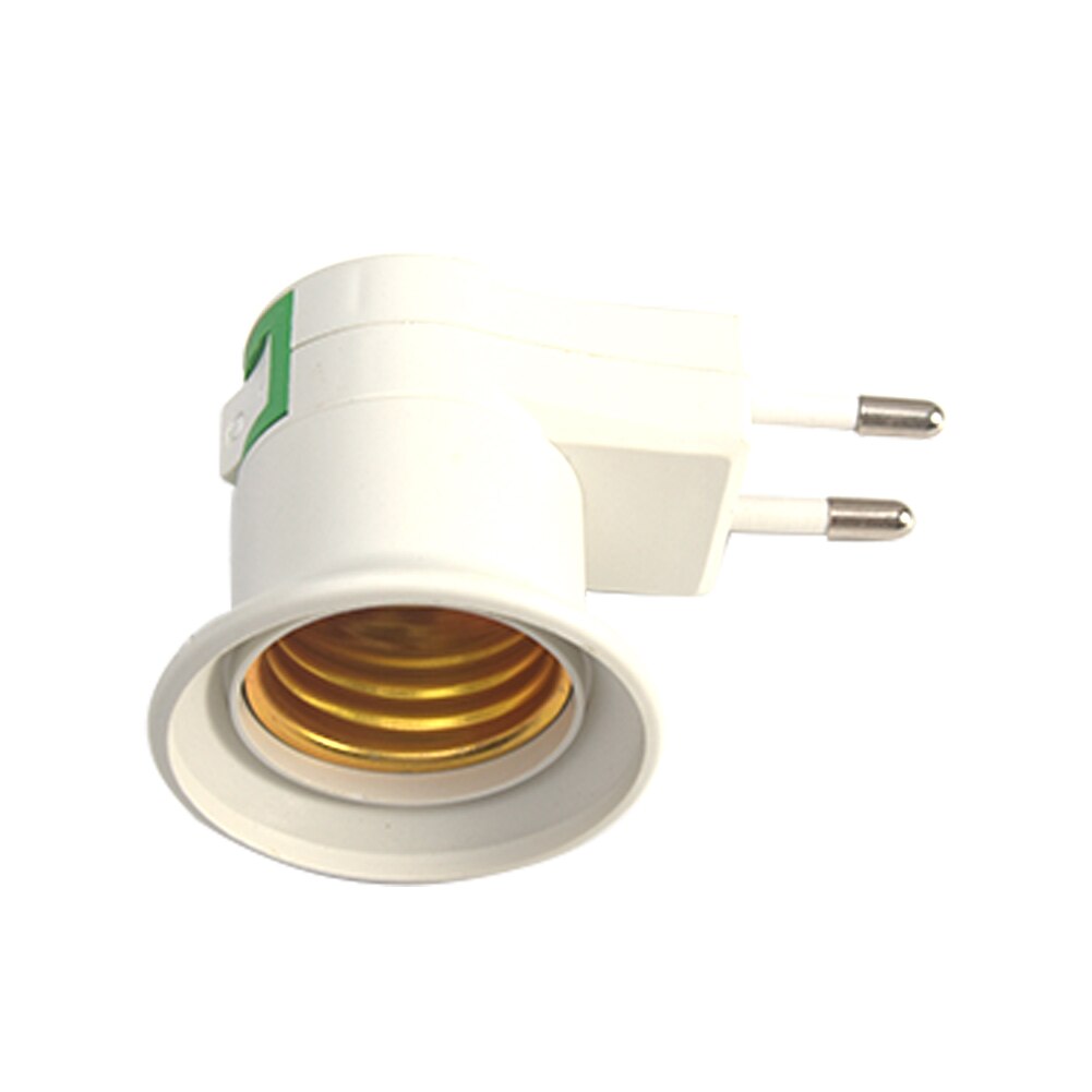 Stekker netstroom 220v naar  e27 lampen fitting adapter halogeen led spaarlamp met aan/uit schakelaar
