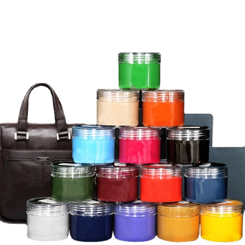 Pintura aceitosa de tinte de cuero, 32 colores, 30ml, para manualidades, bolso de cuero, reparación de zapatos, sofá, pasta de Color adicional