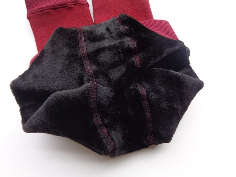 Vinter tjejer varma tjocka varma leggings barn byxor barn resår midja färgglad plus sammet leggings byxor fluff
