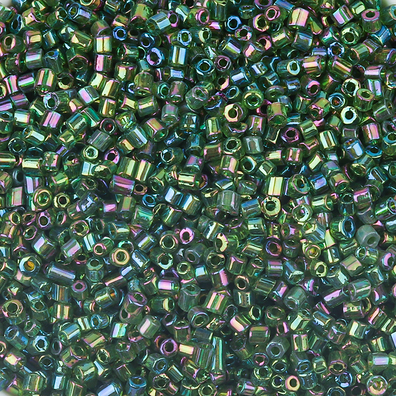 1100 pièces 2mm AB couleur perles Tube forme verre perle perles de rocaille pour la fabrication de bijoux perles d'espacement en vrac bracelet à bricoler soi-même collier: Rouge