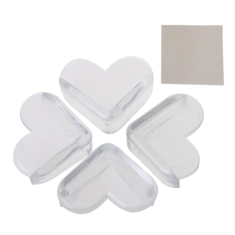 4pz Molle Del silicone Del bambino di Sicurezza Ad Angolo protettore Tavolo Scrivania Angolo Guardia Bambini Sicurezza Protezioni Laterali per I Bambini Del bambino di Protezione