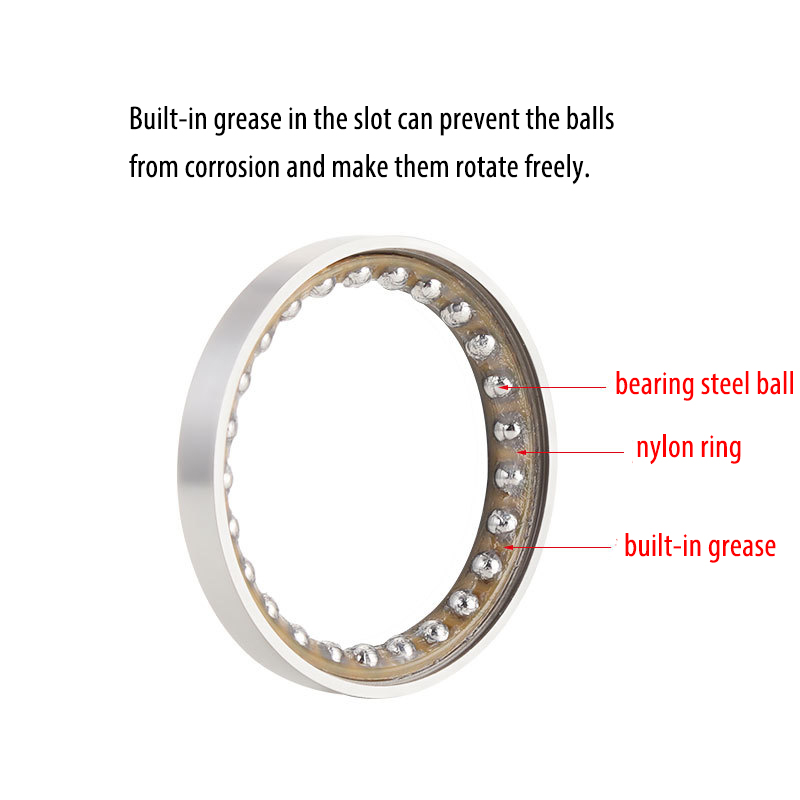 Bike Headset Bearings Sealed Head Tube Bearing Replacement Kit For Scooter Bicycle Semi-Integrated Integrated Angular Contact