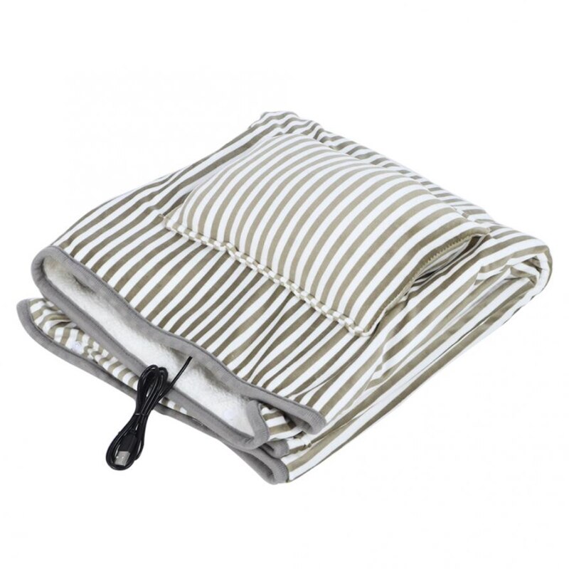 Smart USB Heated Knee Pads Electric Blanket Soft Flannel Safety Household Temperature Keep Warm Adjustable Thermostat Handy Bed: GN