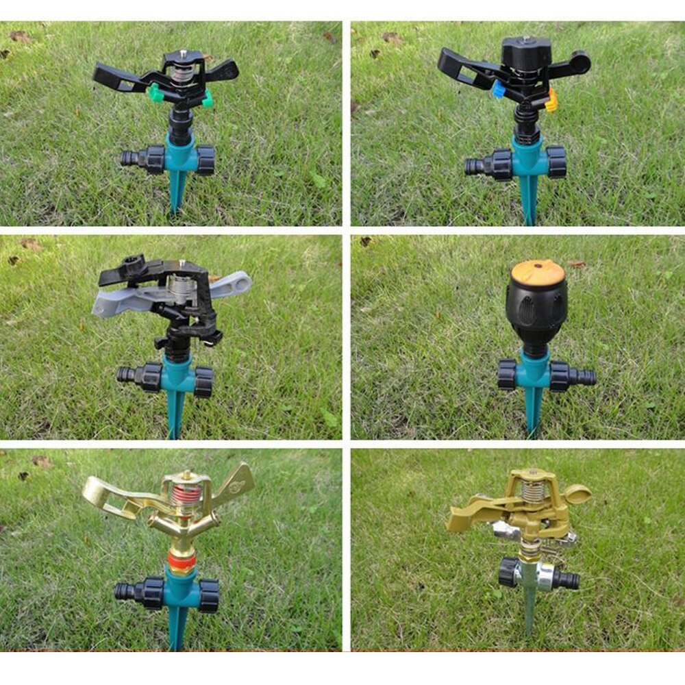 1/2" 3/4" Farm Rotating Rocker Nozzle 360 degrees Rotary Jet Nozzle Agricultural Garden Irrigation Lawn Sprinkler Garden Shower
