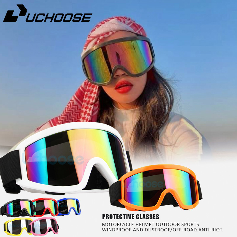 Gafas para casco de motocicleta, gafas protectoras para exteriores, gafas de sol para motocicleta, gafas para Motocross ATV, gafas de seguridad duraderas para ATV