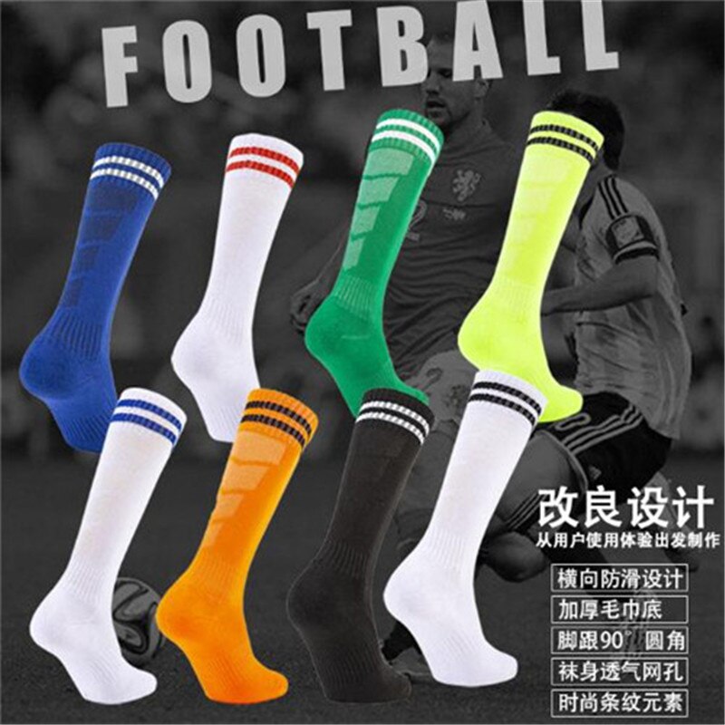 4 pairs/lot Soccer Socks Super Elite Men Kids Football Socks Anti-slip Outdoor Sports Socks