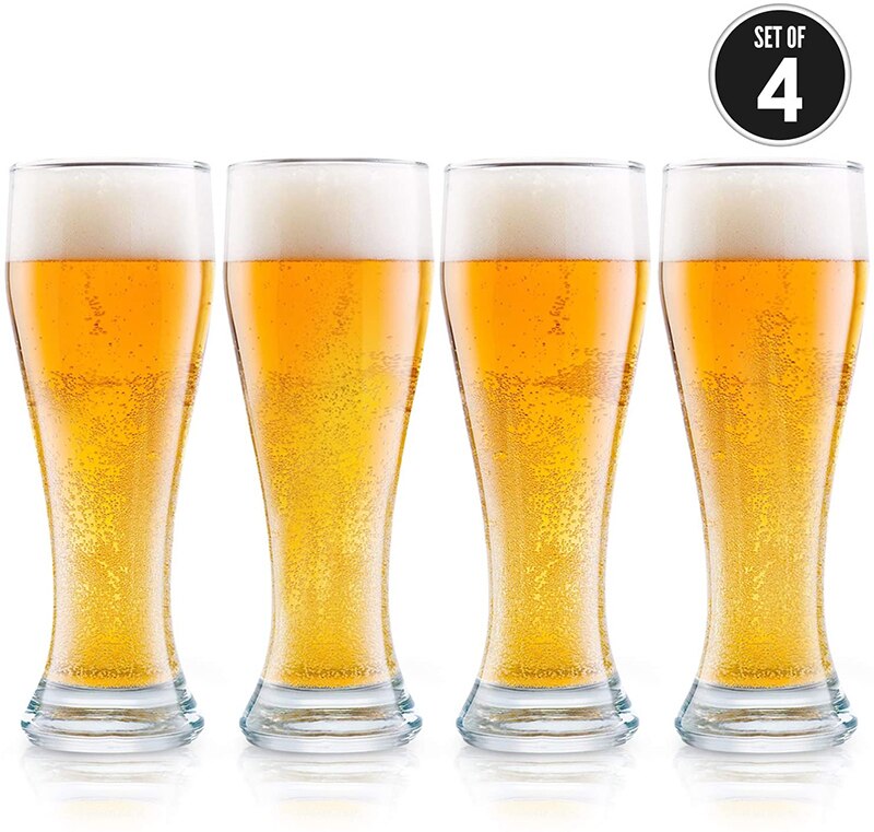 Ambachtelijke Bier Bril Voor Bier Drinken Bliss 15Oz Bier Glaswerk Cup. Klassieke Bier Glazen Voor Mannen Bier Drinken Set Van 4