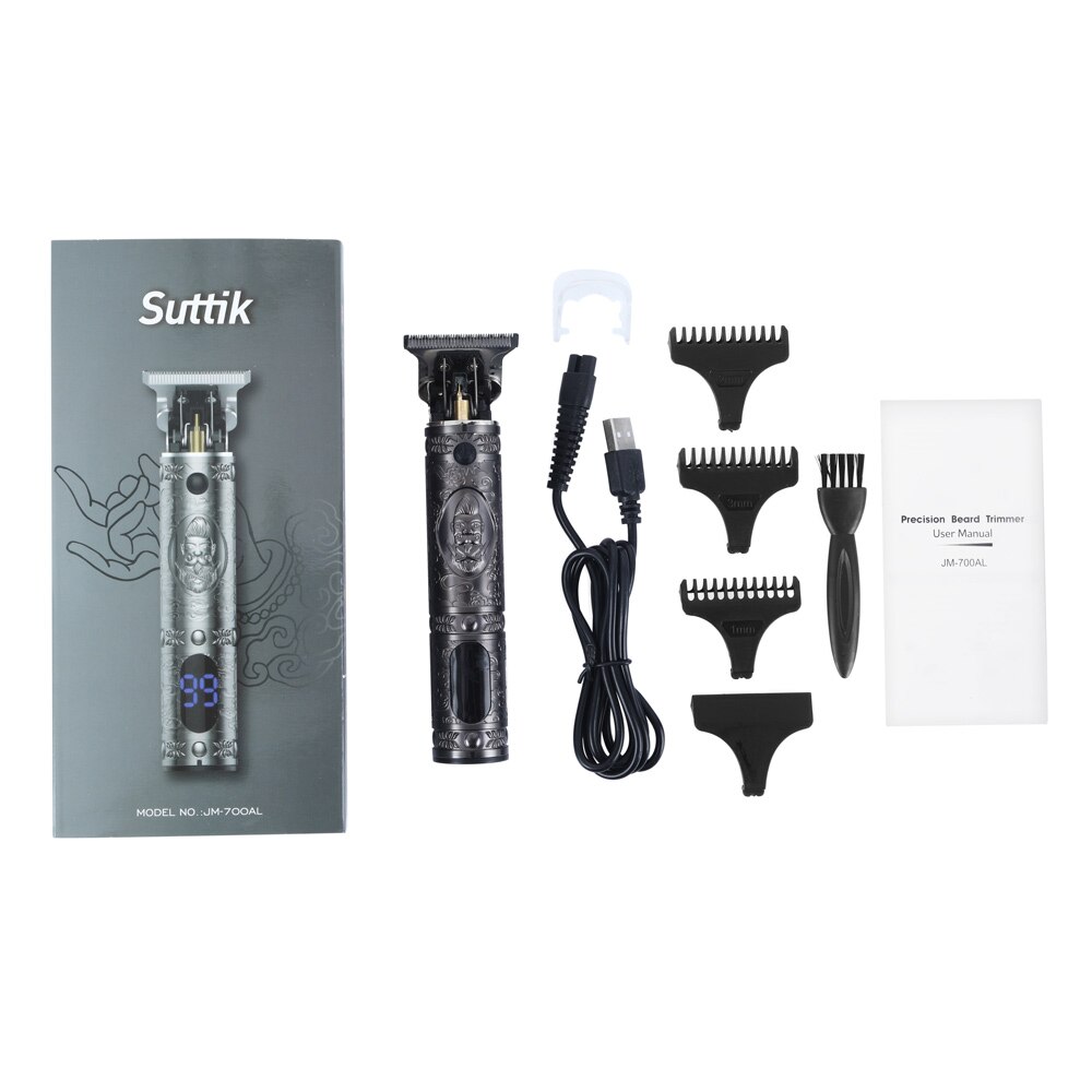 Lcd Mannen Tondeuse Clipper Professionele Kapper Tondeuse Scheerapparaat Tondeuse 0Mm Kapper Tondeuse Haar Snijmachine Maaier: Hair Trimmer9