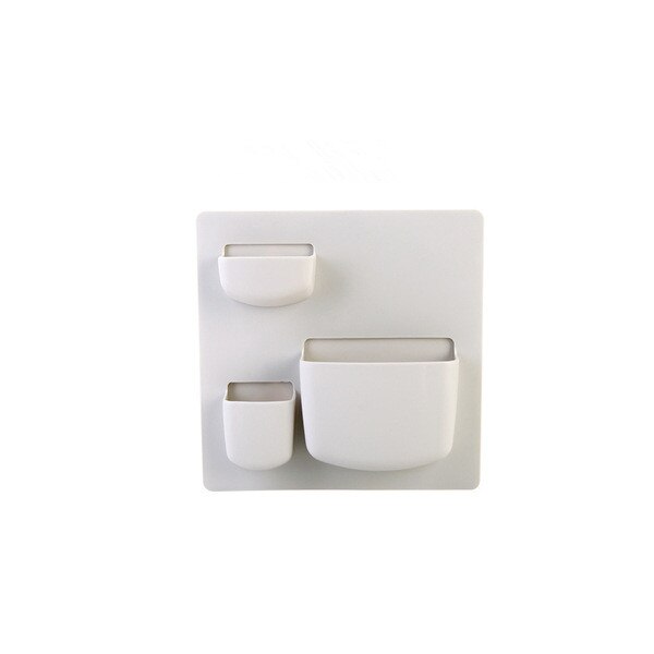 Thuis Opslag Muur Zuignap Plastic Opbergrek Cosmetische Toiletartikelen Diversen Opslag Houder Badkamer Keuken Organizer: 5