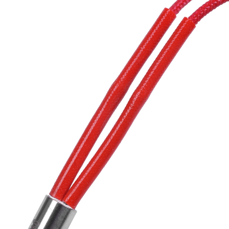 Cartouche chauffante rouge à deux fils et 9mm x 80mm éléments chauffants  ac 110v 250w