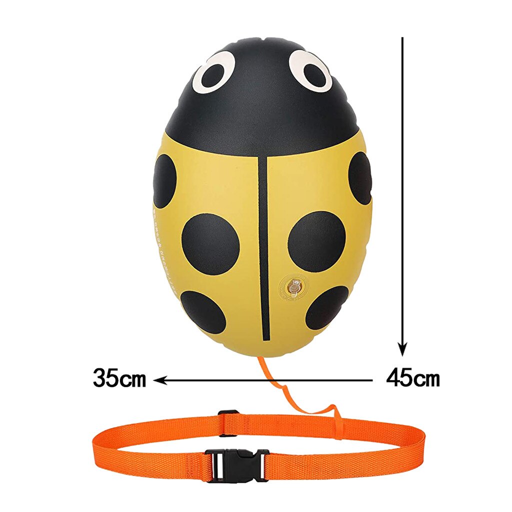 Große Schwimmen Schwimmbad Schwimmen Boje schweben Öffnen Wasser Flotation Gerät Schwimmen Sicherheit schweben Schwimmen Bereich Erinnerung markieren Nette Insekt Boje